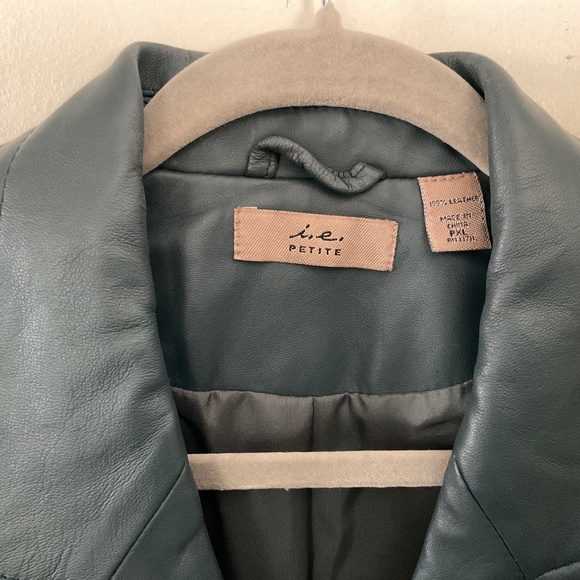Vintage Leather Jacket From i.e. Petite Extra Large - Picture 4 of 5